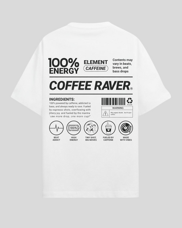 Coffee Raver - Oversized T-shirt