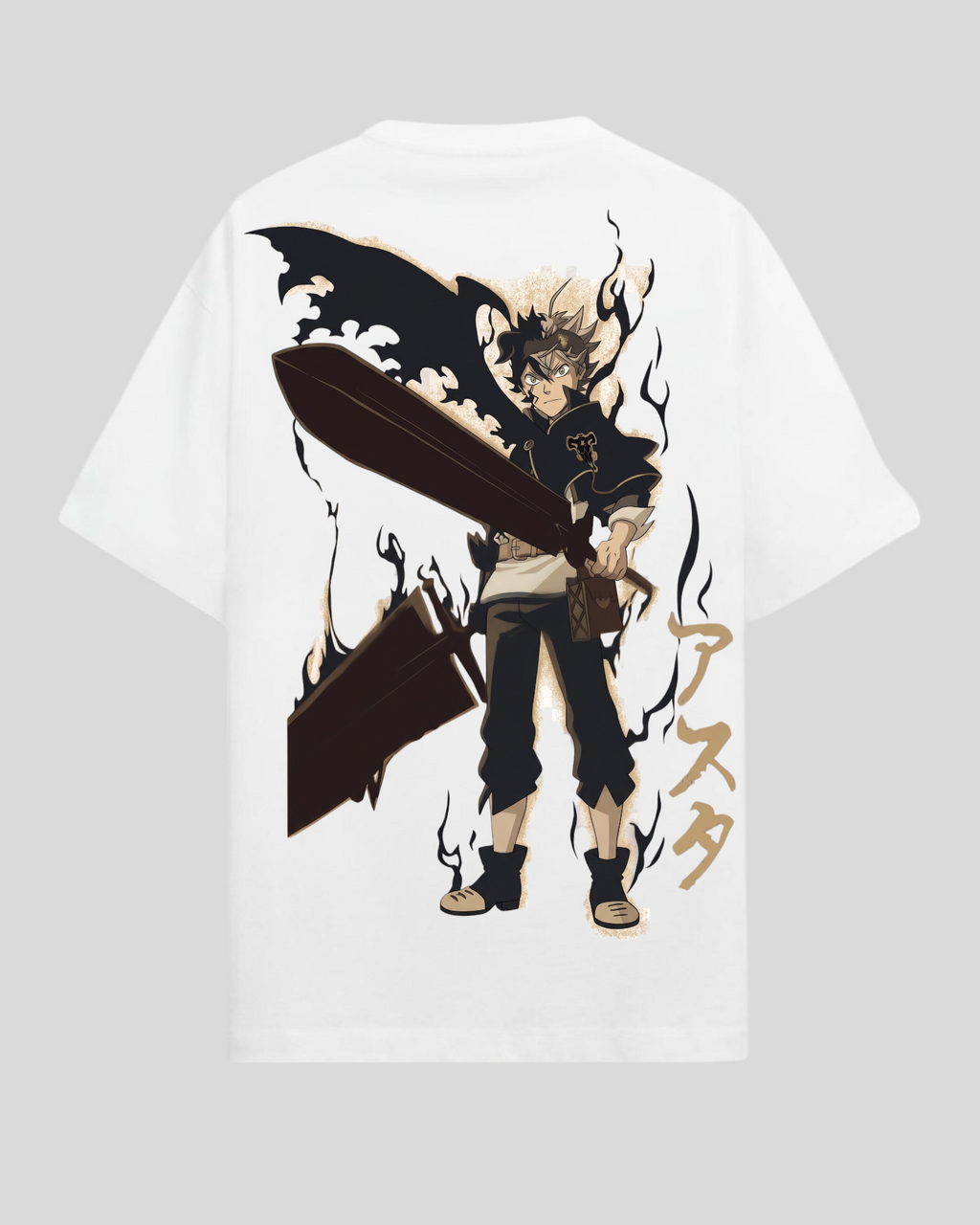 Black Asta Unleashed  - Oversized T-shirt