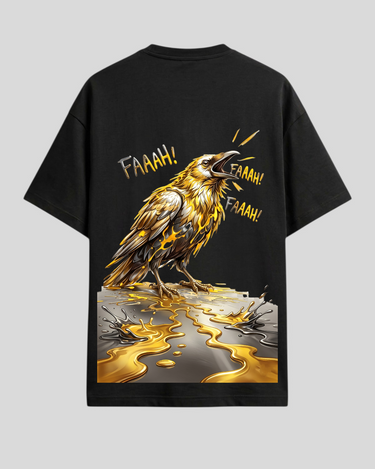 Screaming Crow "FAAAH" - Oversized T-shirt