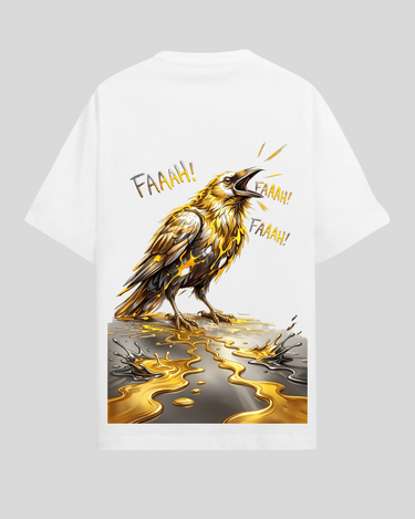 Screaming Crow "FAAAH" - Oversized T-shirt
