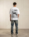 Arctic Monkey Font White - Oversized T-shirt