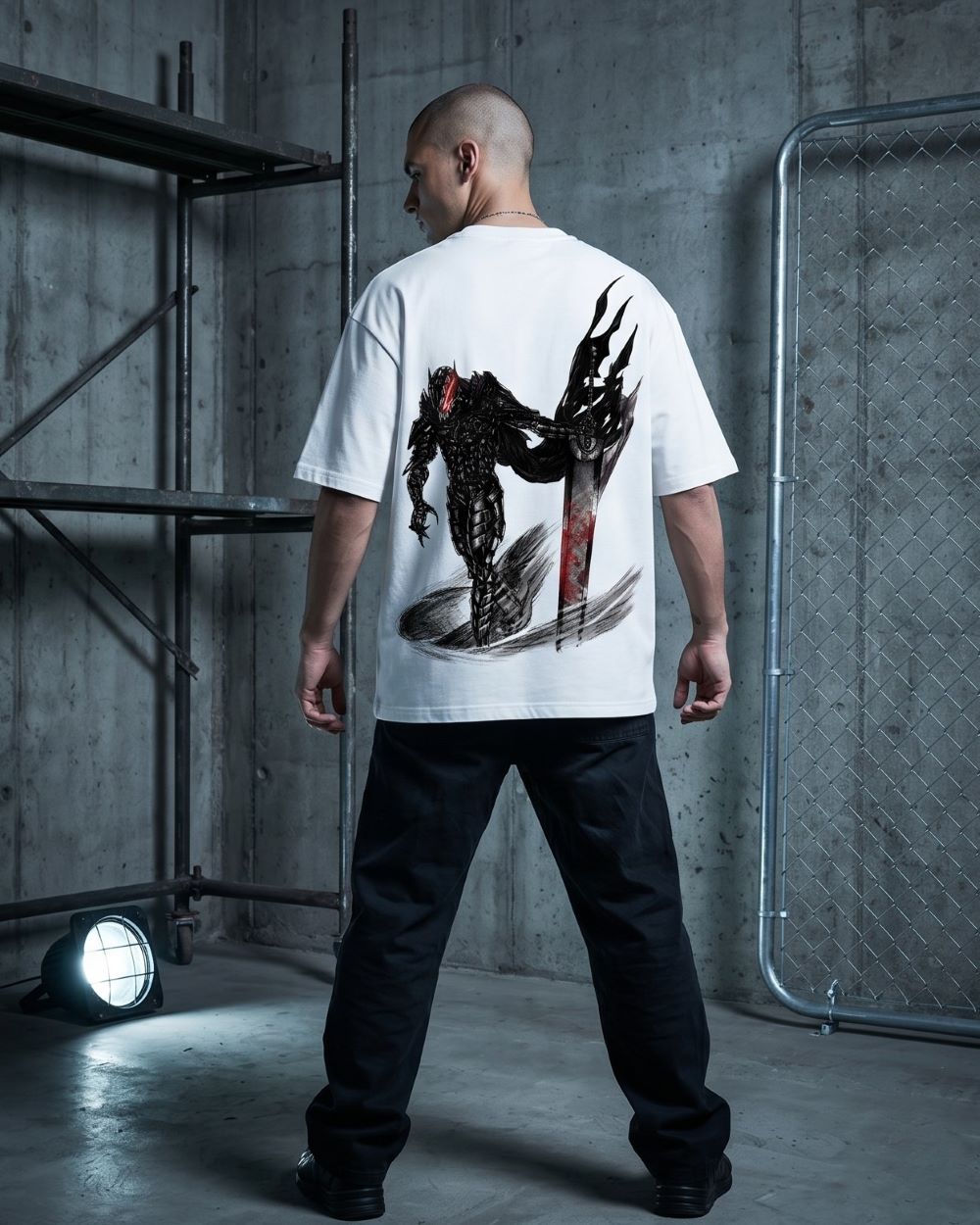 Black Swordsman  - Oversized T-shirt