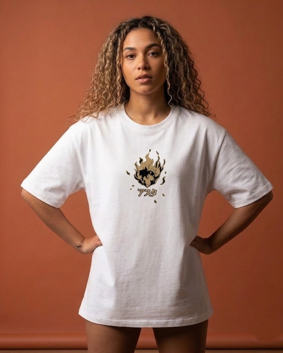 Black Asta Unleashed  - Oversized T-shirt