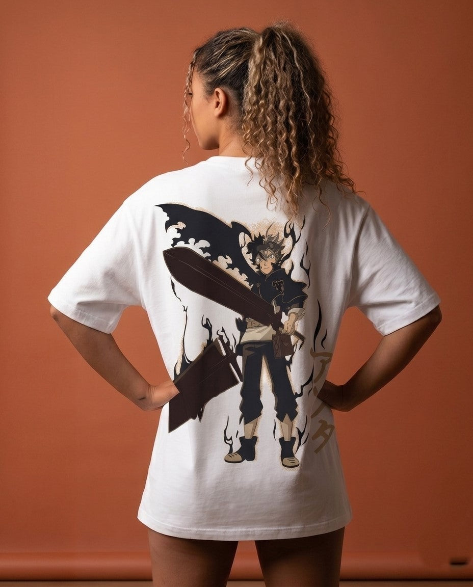 Black Asta Unleashed  - Oversized T-shirt