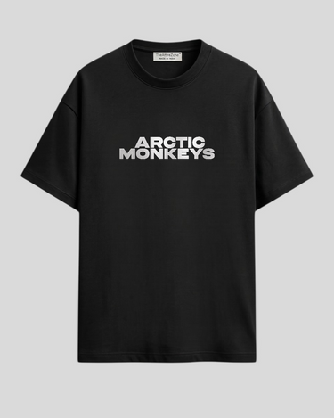 Arctic Monkey Font Black- Oversized T-shirt