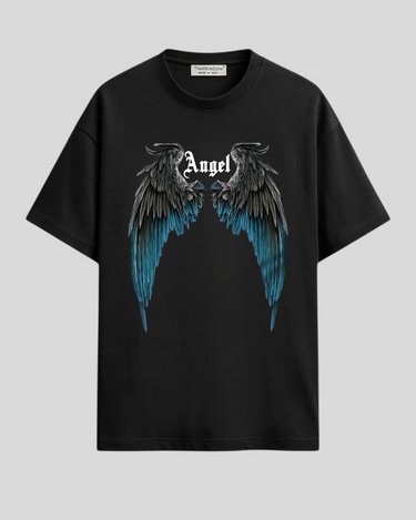 Angel Wings Black - Oversized T-shirt
