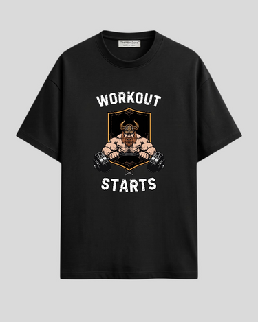 Workout Starts - Oversized T-shirt