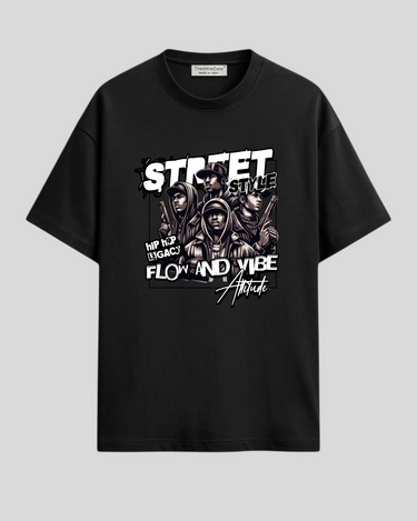 Flow and vibe street style - Oversized T-shirt