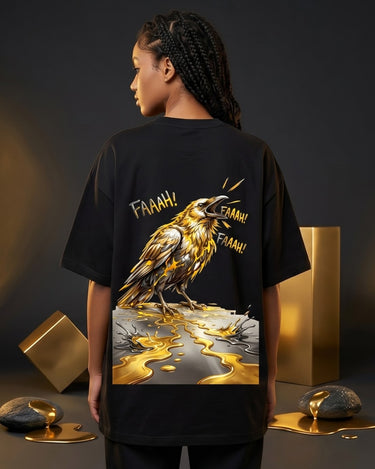 Screaming Crow "FAAAH" - Oversized T-shirt