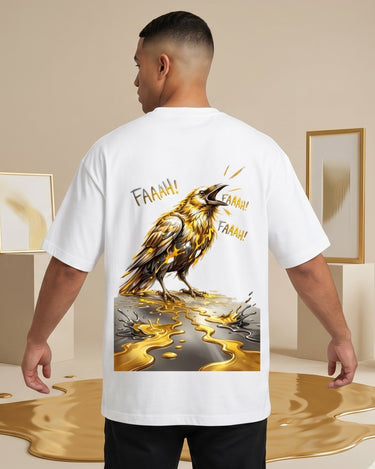 Screaming Crow "FAAAH" - Oversized T-shirt