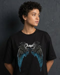 Angel Wings Black - Oversized T-shirt