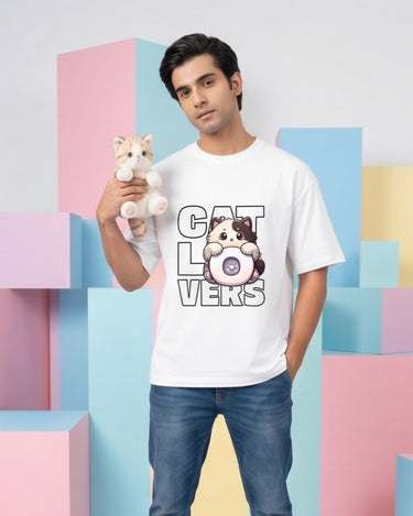 Cat Lovers - Oversized T-shirt